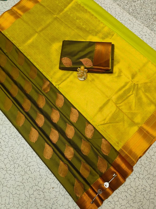 Elampillai Border Soft Silk Sarees
