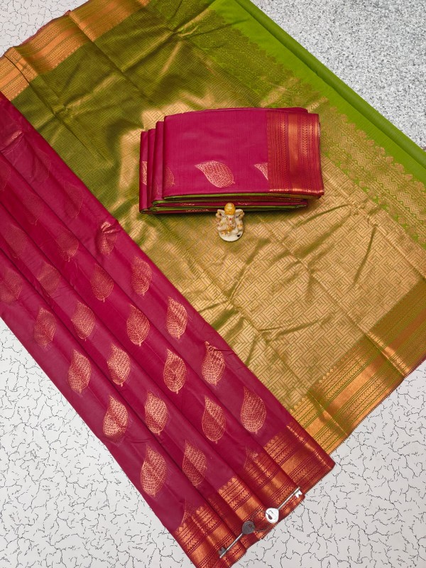 Elampillai Border Soft Silk Sarees