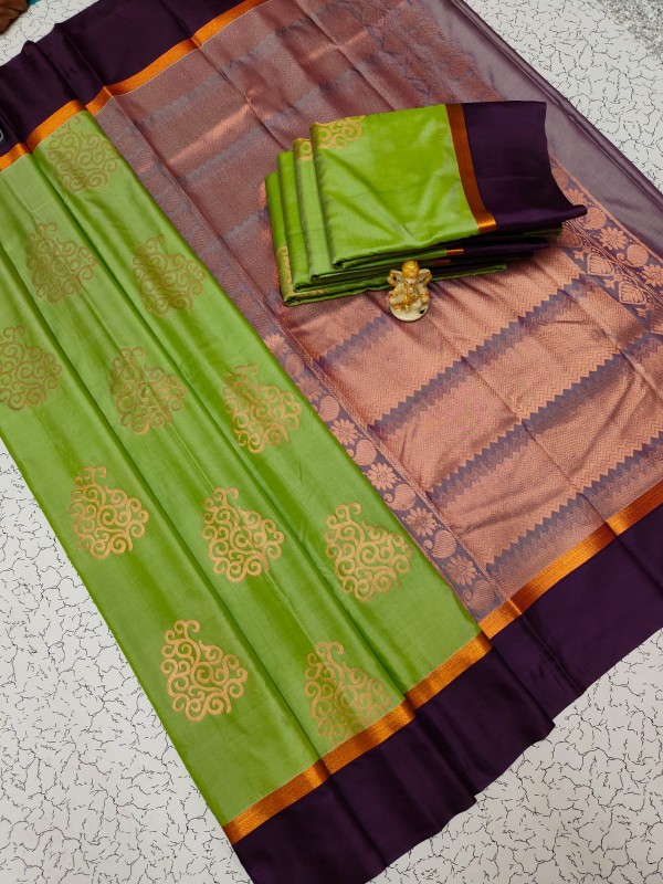 Elampillai Border Soft Silk Sarees