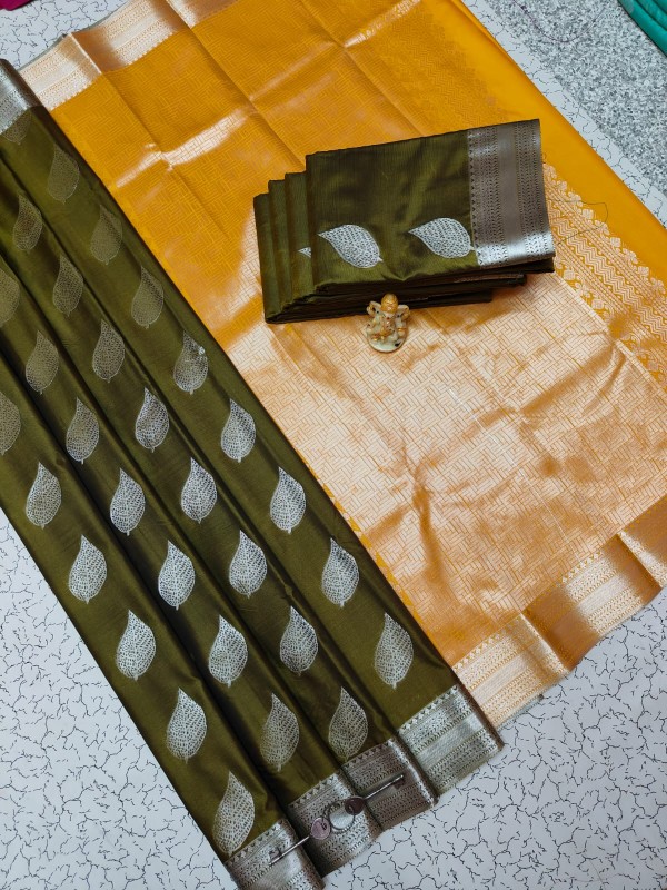 Elampillai Border Soft Silk Sarees