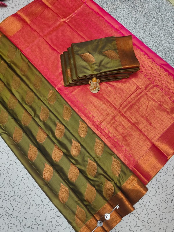 Elampillai Border Soft Silk Sarees