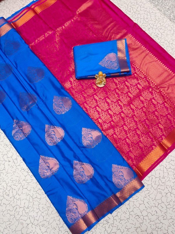 Elampillai Border Soft Silk Sarees