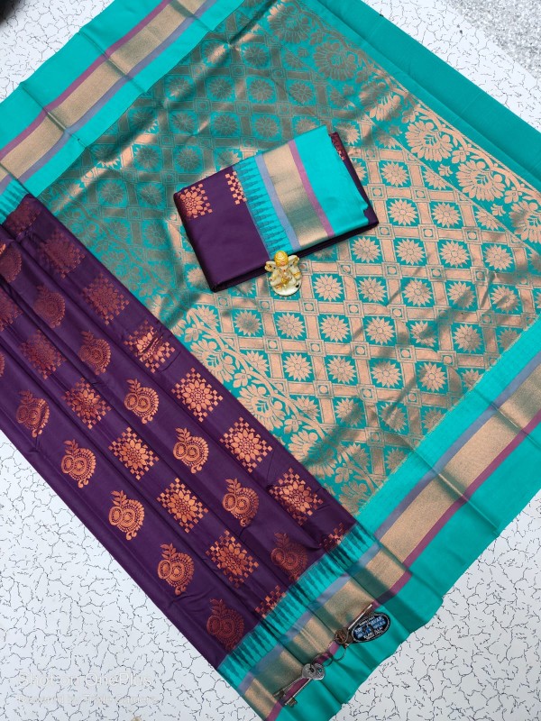 Elampillai Border Soft Silk Sarees